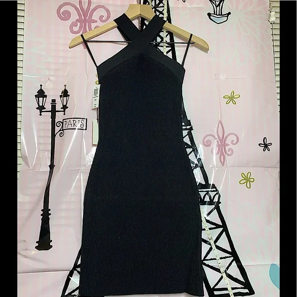 Babaton | Dresses | Ribbed Halter Dress By Aritzia | Poshmark